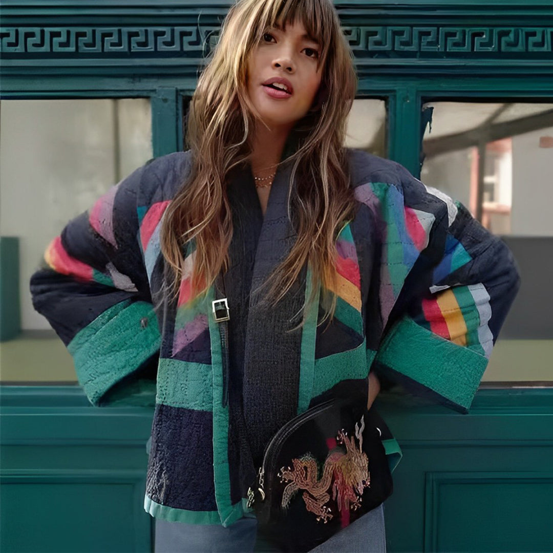 Isabelle | Quilted Retro Coat