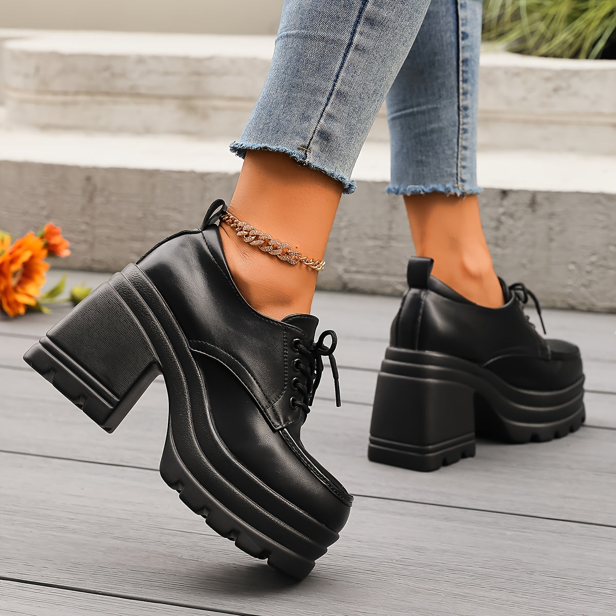 Luna Platform Oxfords