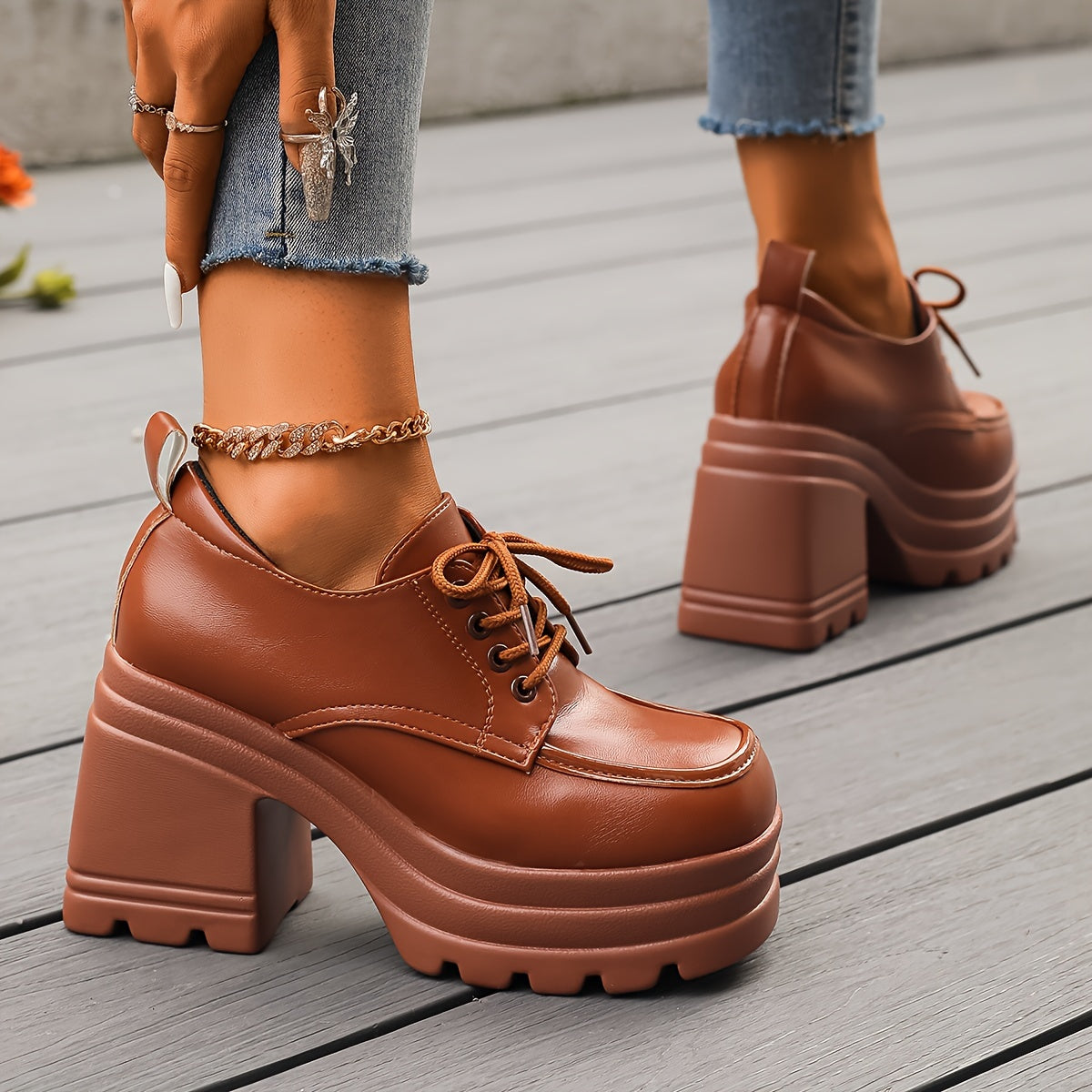 Luna Platform Oxfords