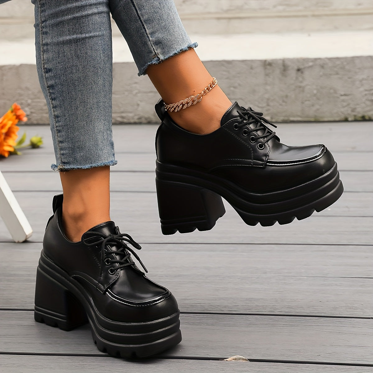 Luna Platform Oxfords