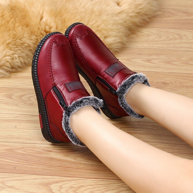 Olivia Orthopedic Leather Boots