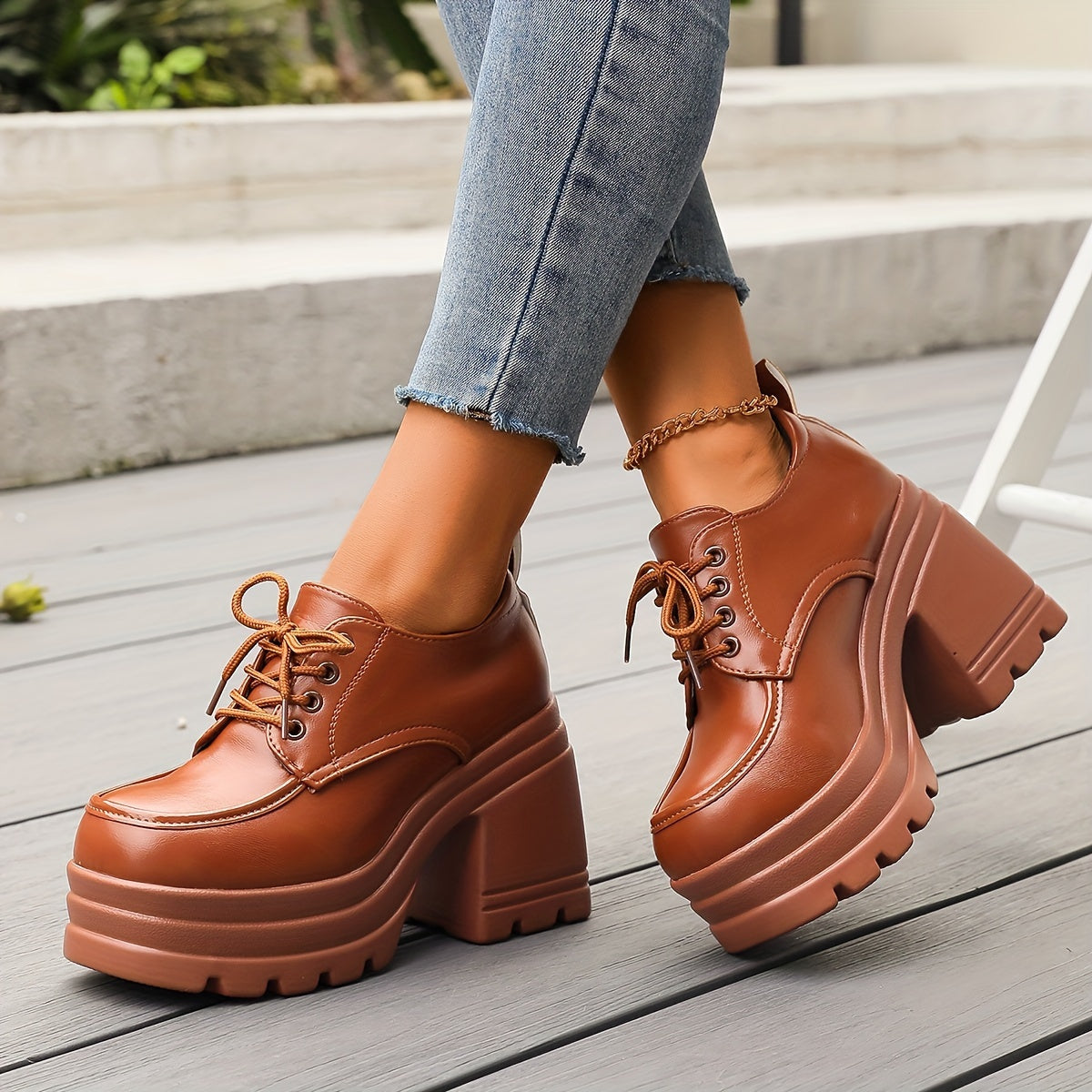Luna Platform Oxfords