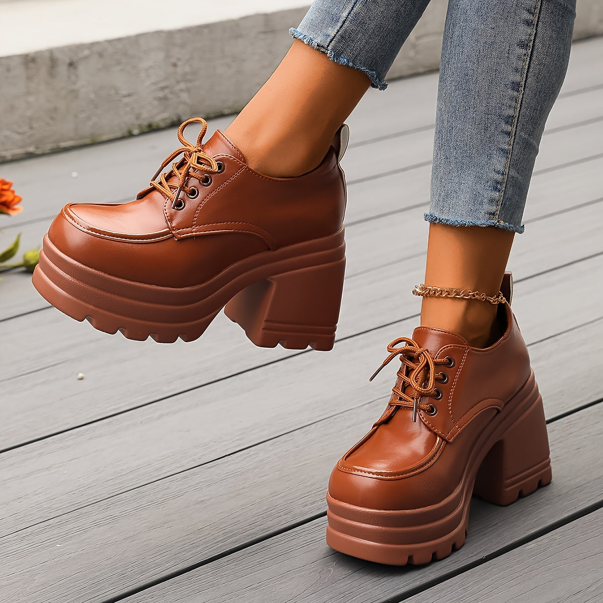 Luna Platform Oxfords