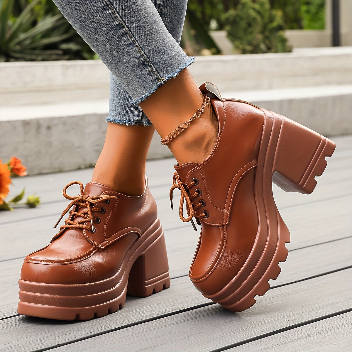 Luna Platform Oxfords