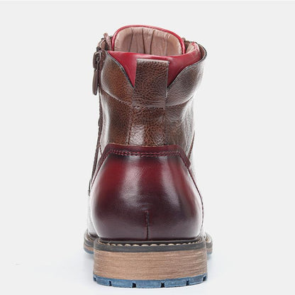 Cris | Handmade premium leather oxford boots for men