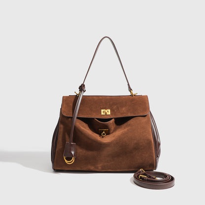Juliette Genuine Suede Handbag
