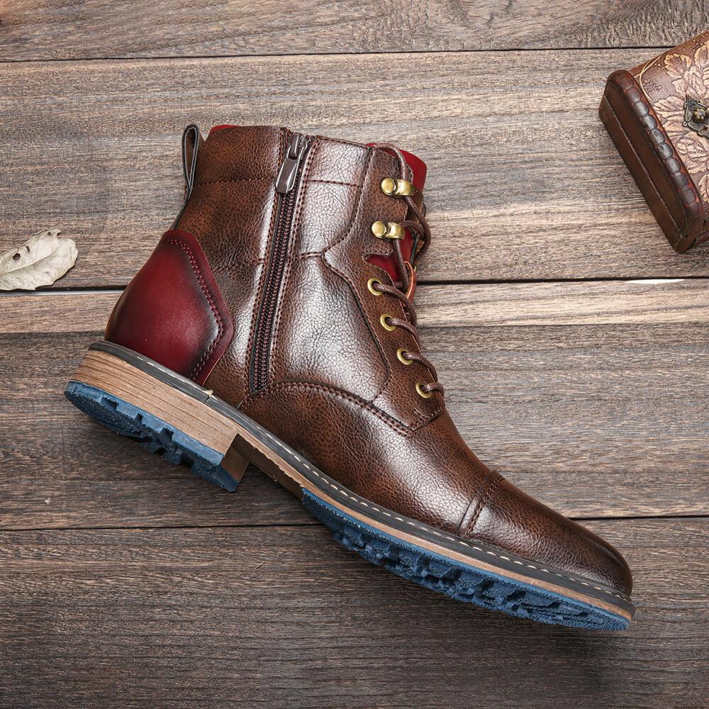 Cris | Handmade premium leather oxford boots for men