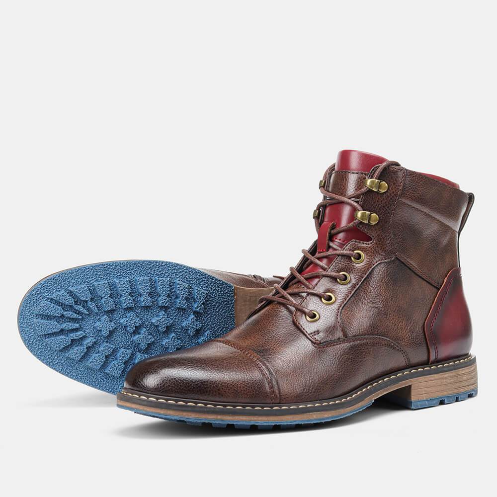 Cris | Handmade premium leather oxford boots for men